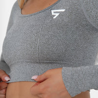 Long Sleeve Retained seamless long sleeve top