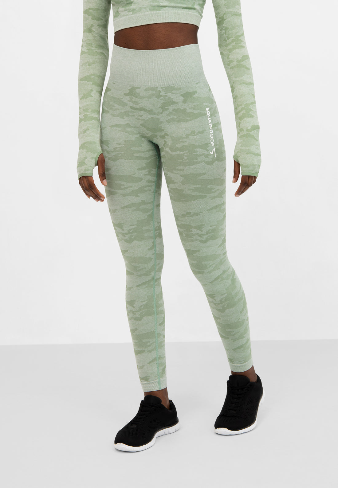 Leggings Camo+ Nahtlose Sport-Leggings mit hoher Taille
