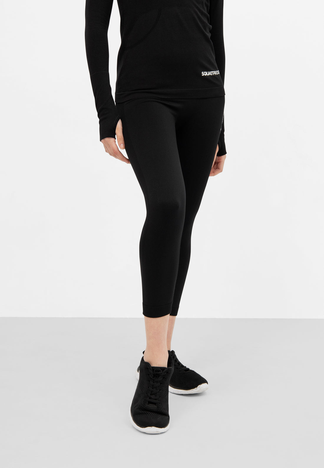 Leggings Fit+ Nahtlose verkürzte Sport-Leggings