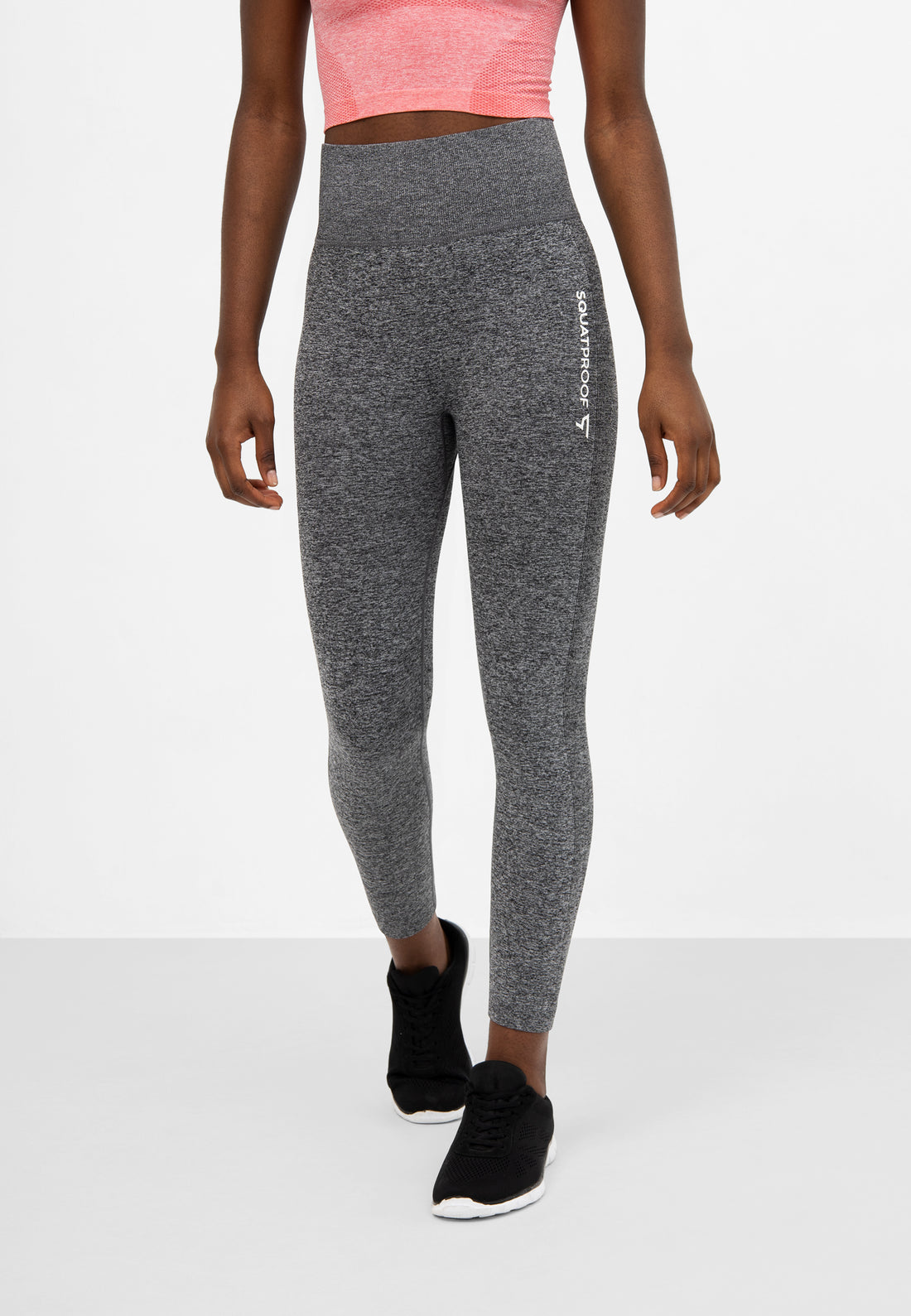 Leggings Fit+ Nahtlose verkürzte Sport-Leggings