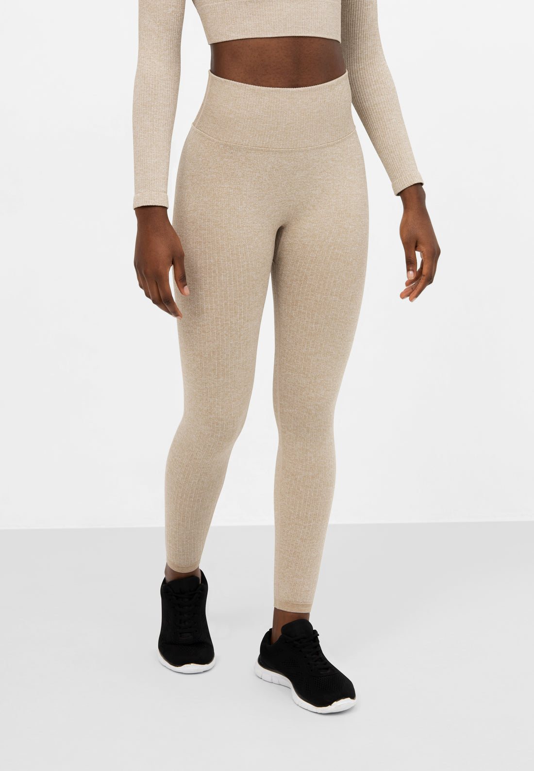Leggings Joy+ Gerippte nahtlose Sportleggings