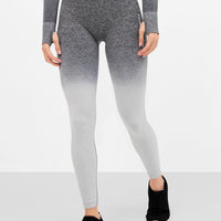 Leggings Ombre Nahtlose Sport-Leggings mit hoher Taille