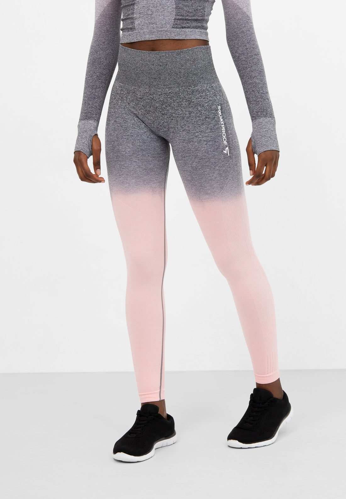Leggings Ombre Nahtlose Sport-Leggings mit hoher Taille