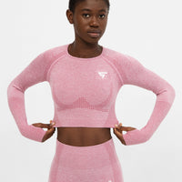 Long Sleeve Embody+ Seamless Cropped Long Sleeve Sport Top