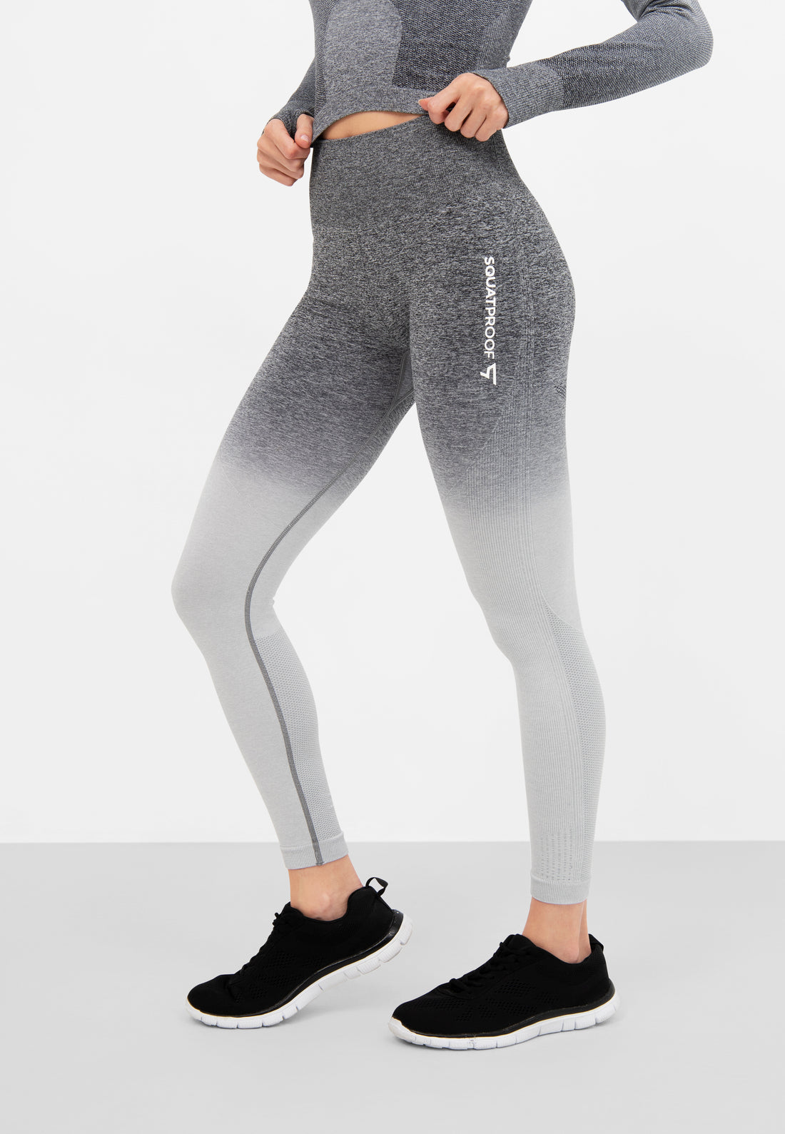 Leggings Ombre Nahtlose Sport-Leggings mit hoher Taille