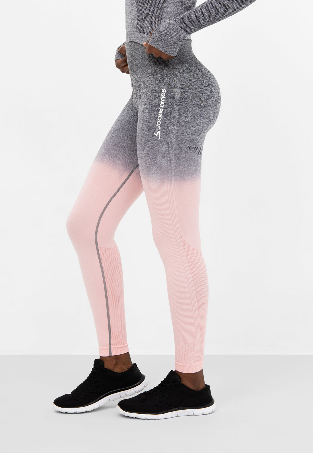 Leggings Ombre Nahtlose Sport-Leggings mit hoher Taille