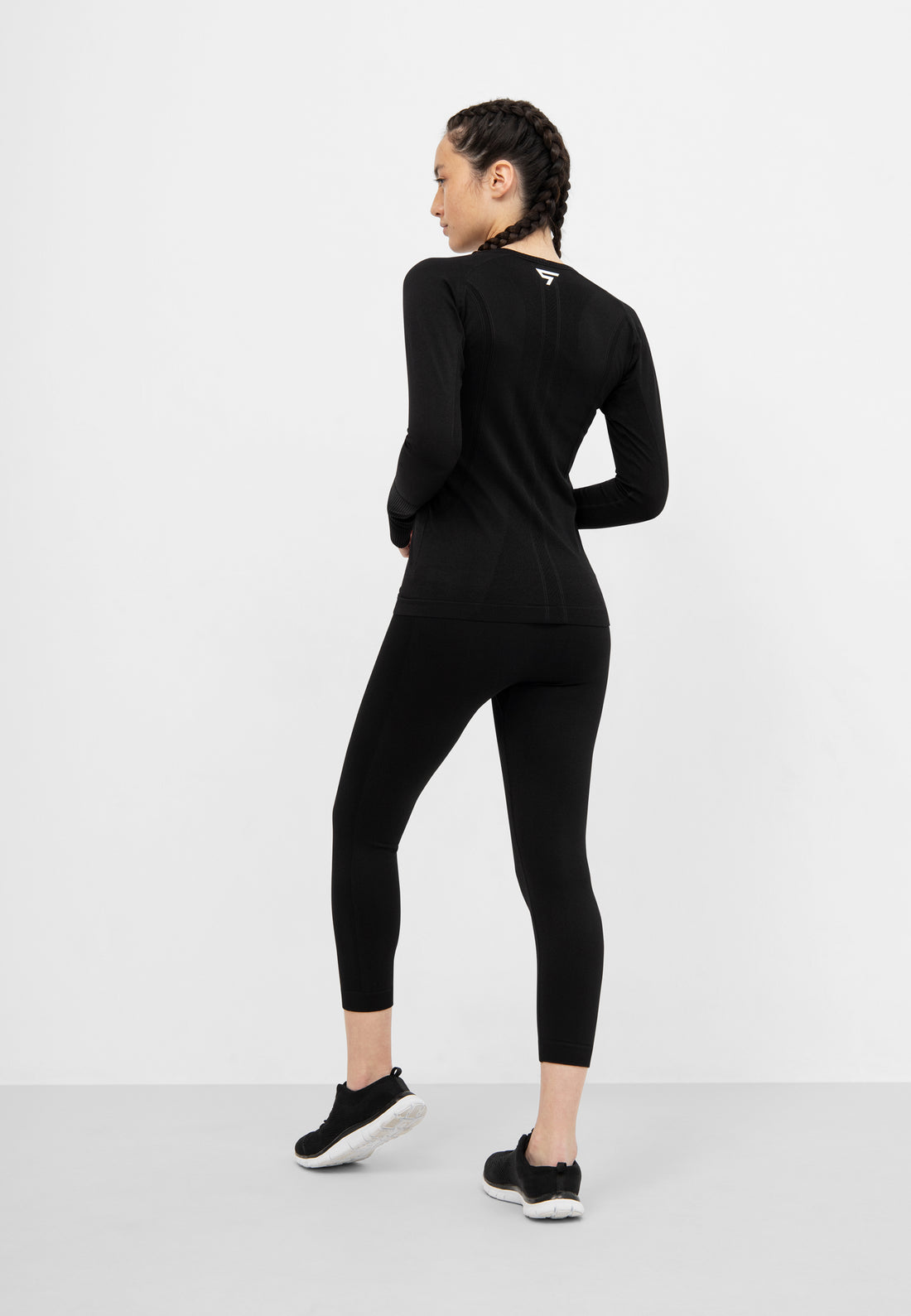 Leggings Fit+ Nahtlose verkürzte Sport-Leggings