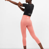Leggings Fit+ Nahtlose verkürzte Sport-Leggings