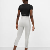 Leggings Fit+ Nahtlose verkürzte Sport-Leggings