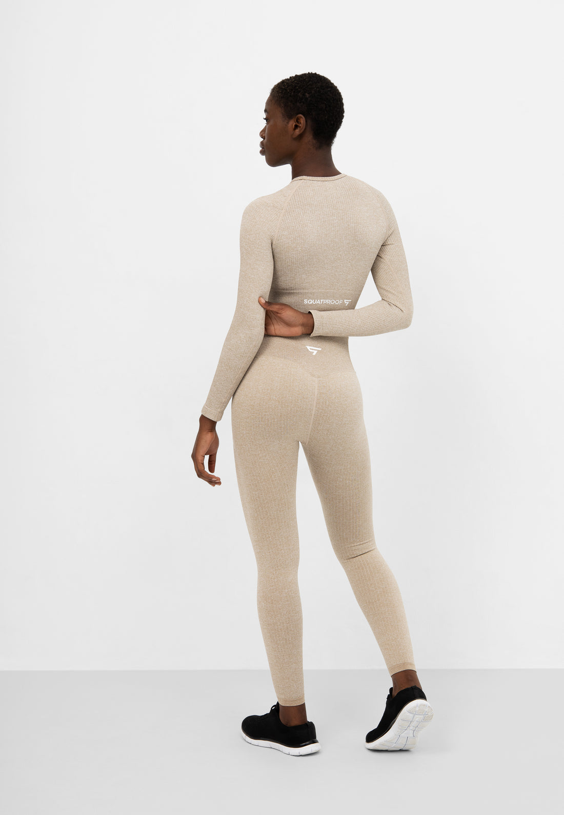 Leggings Joy+ Gerippte nahtlose Sportleggings