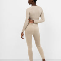 Leggings Joy+ Gerippte nahtlose Sportleggings