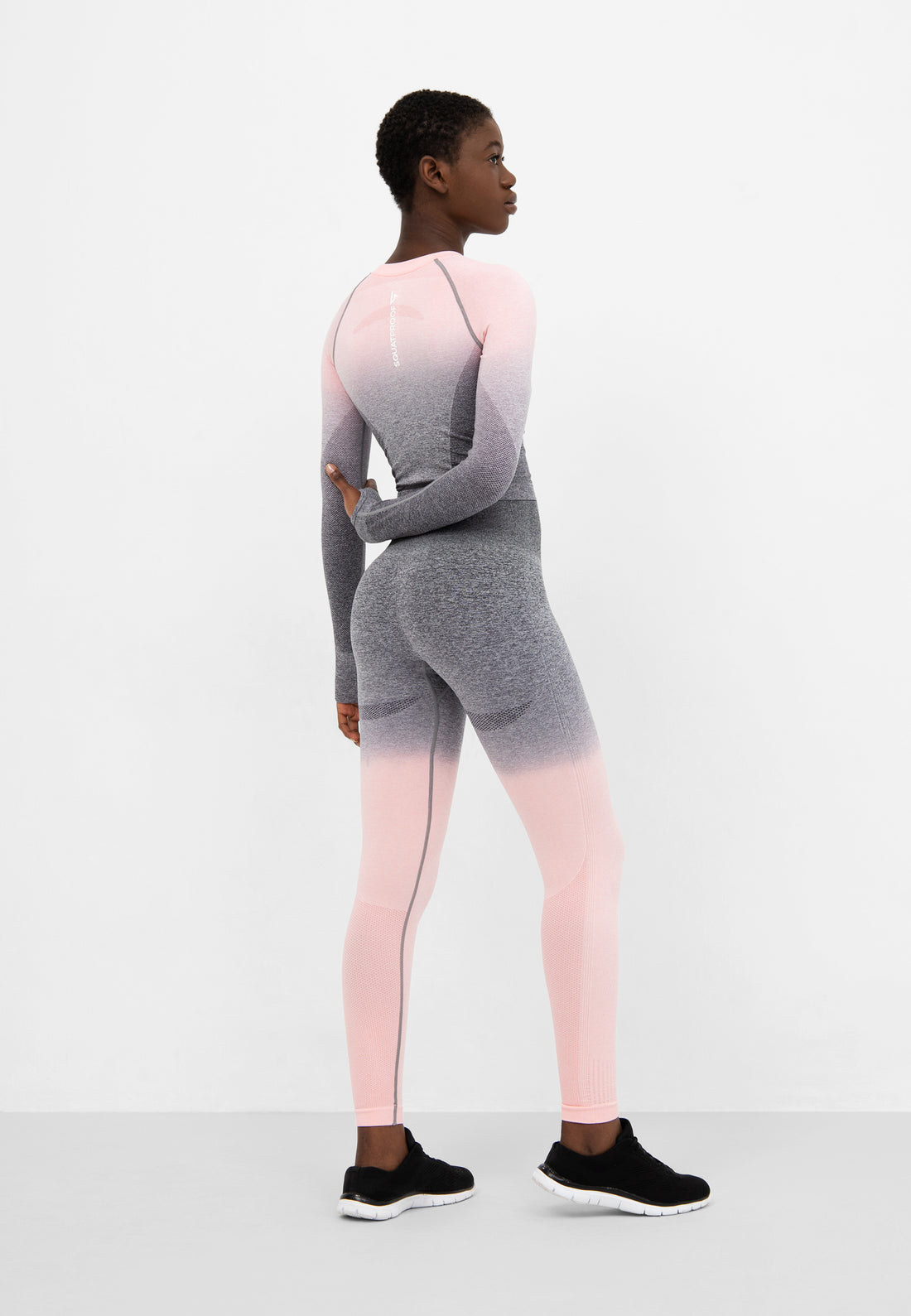 Leggings Ombre Nahtlose Sport-Leggings mit hoher Taille
