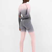 Leggings Ombre Nahtlose Sport-Leggings mit hoher Taille