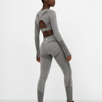 Leggings Effort+ Nahtlose Sportleggings mit hoher Taille
