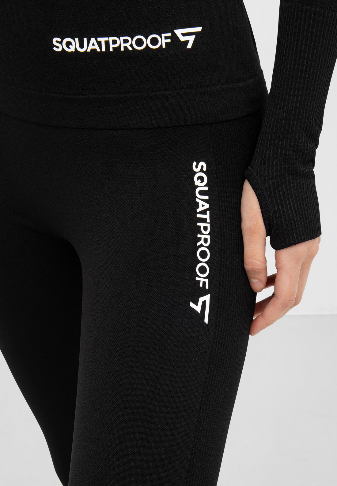 Leggings Fit+ Nahtlose verkürzte Sport-Leggings