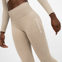 Leggings Joy+ Gerippte nahtlose Sportleggings