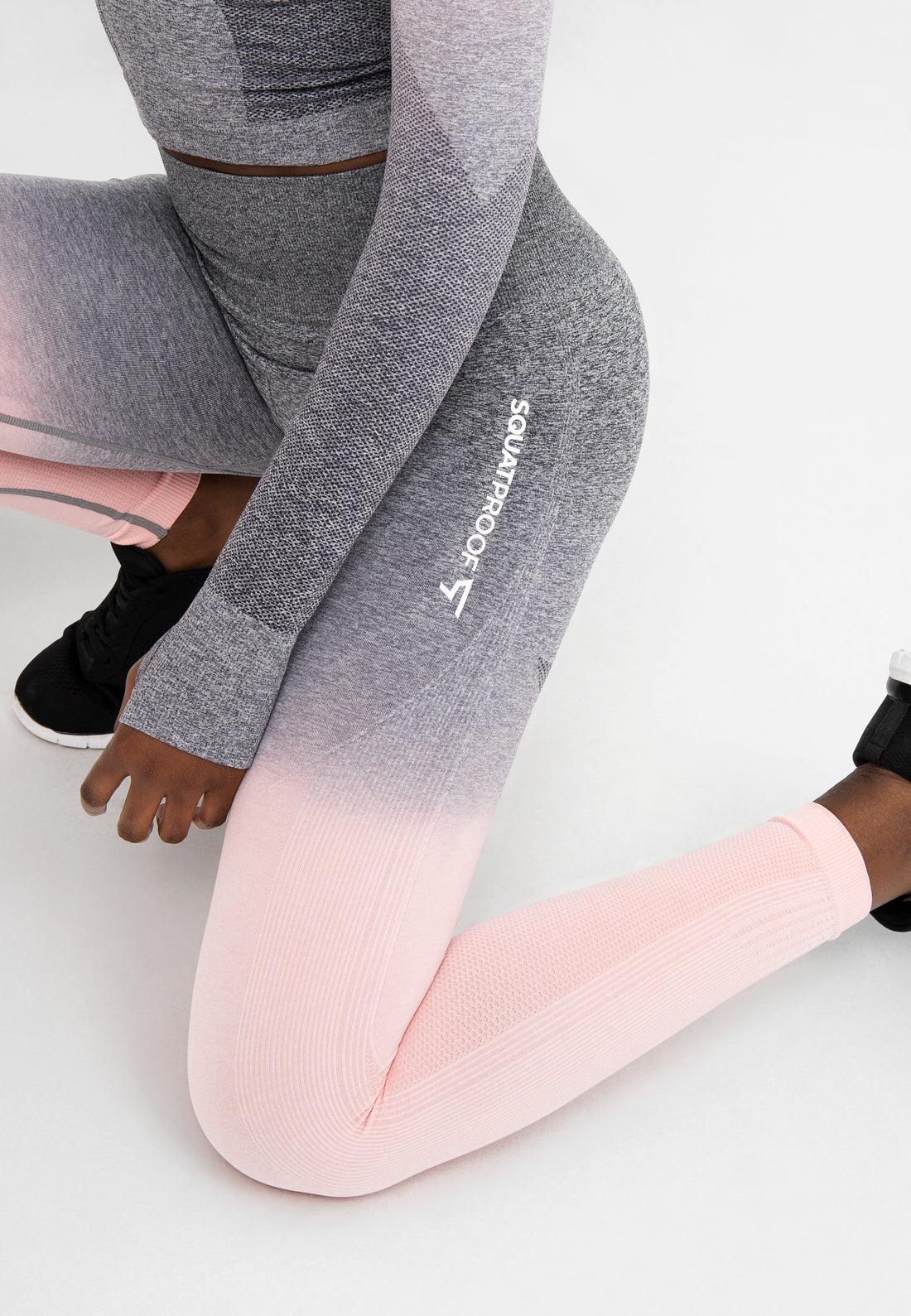 Leggings Ombre Nahtlose Sport-Leggings mit hoher Taille