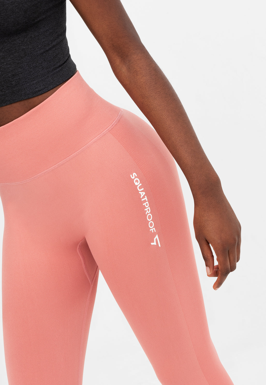 Leggings Fit+ Nahtlose verkürzte Sport-Leggings