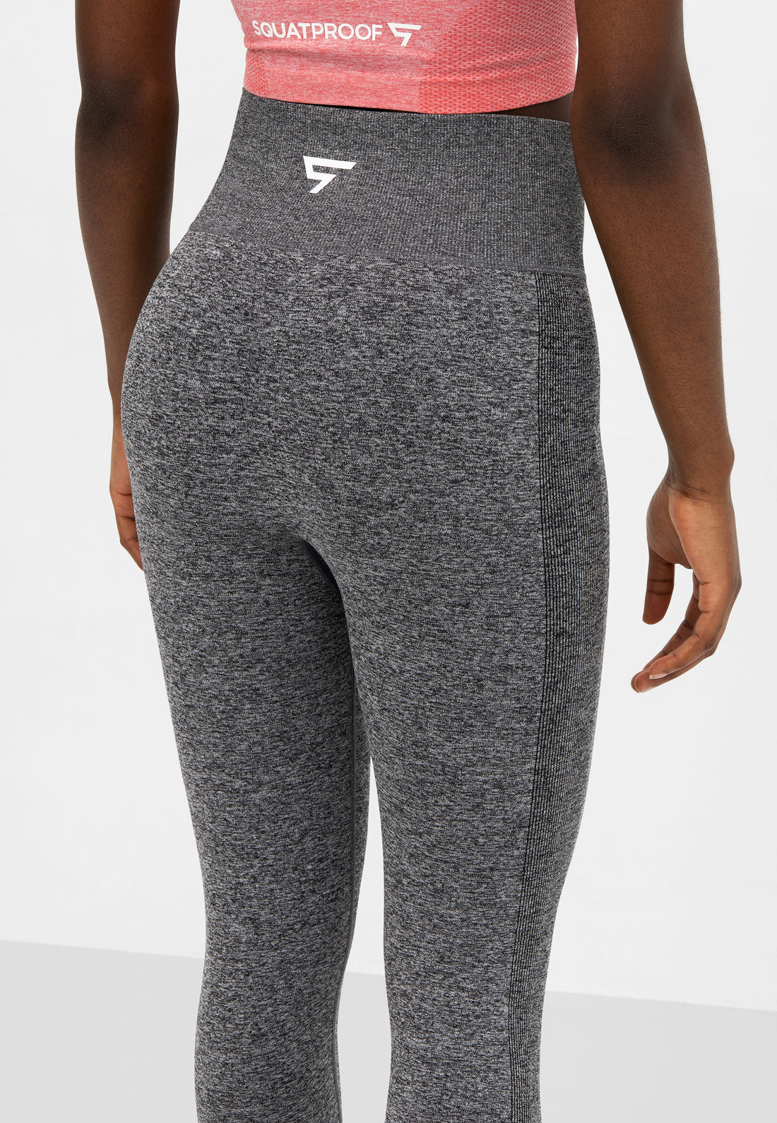Leggings Fit+ Nahtlose verkürzte Sport-Leggings