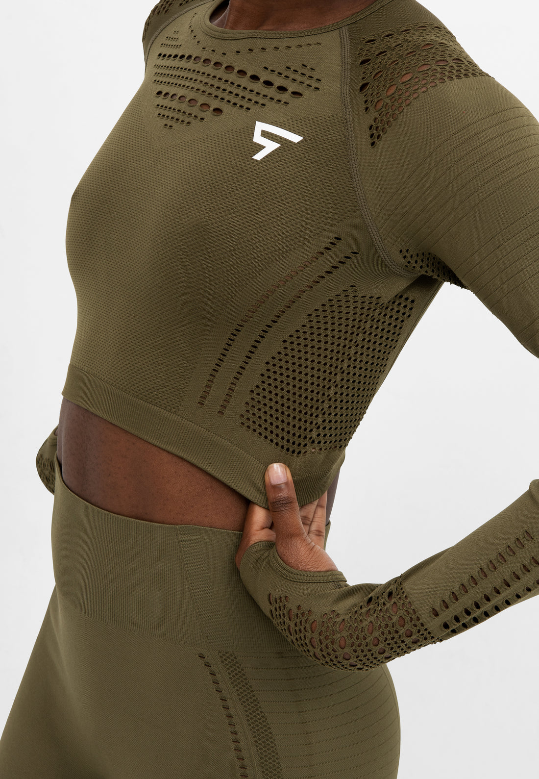 Long Sleeve Vitality+ Cropped Long Sleeve Sport Top