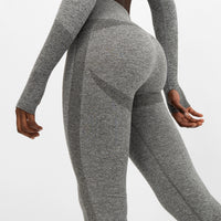 Leggings Effort+ Nahtlose Sportleggings mit hoher Taille