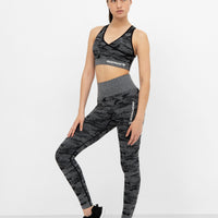 Leggings Camo+ Nahtlose Sport-Leggings mit hoher Taille