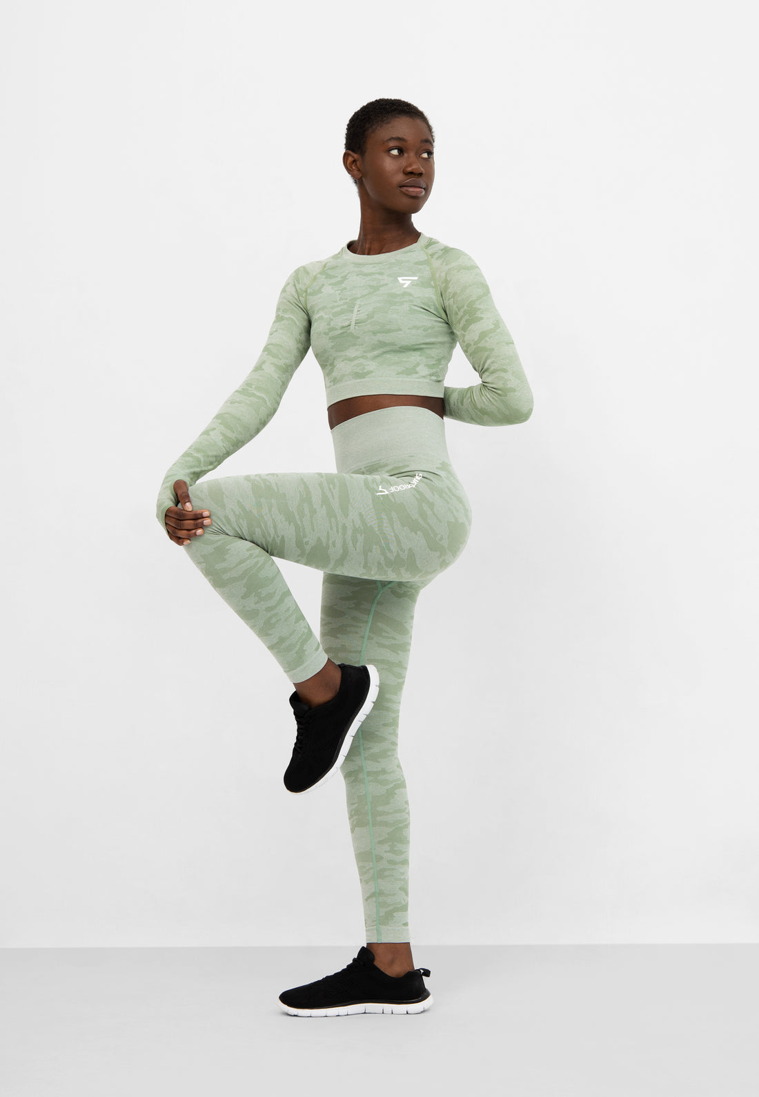 Leggings Camo+ Nahtlose Sport-Leggings mit hoher Taille