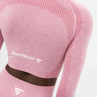Long Sleeve Embody+ Seamless Cropped Long Sleeve Sport Top