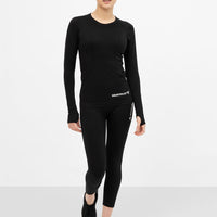Leggings Fit+ Nahtlose verkürzte Sport-Leggings
