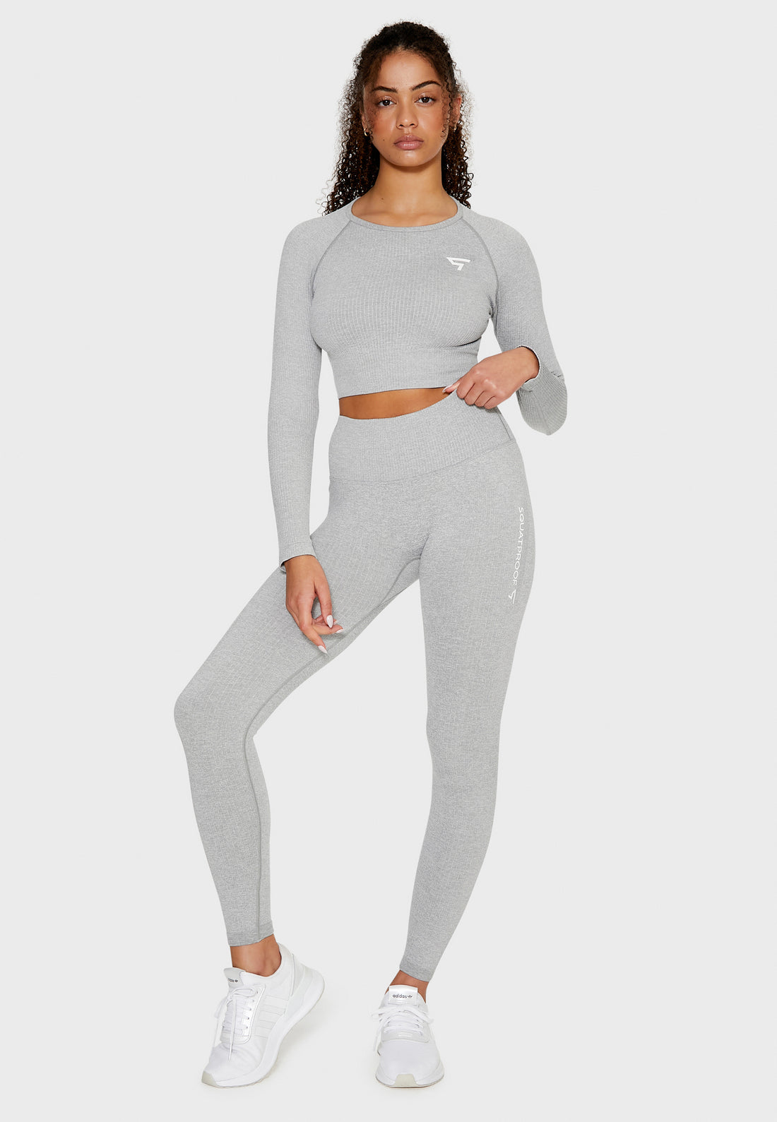 Leggings Joy+ Gerippte nahtlose Sportleggings