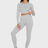 Leggings Joy+ Gerippte nahtlose Sportleggings