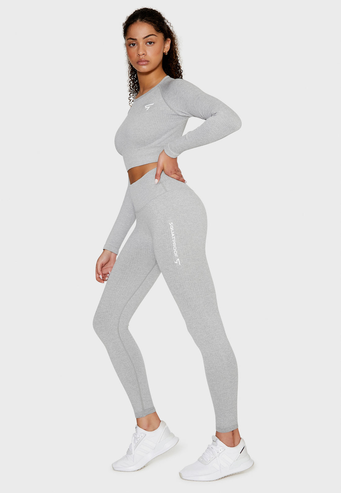 Leggings Joy+ Gerippte nahtlose Sportleggings