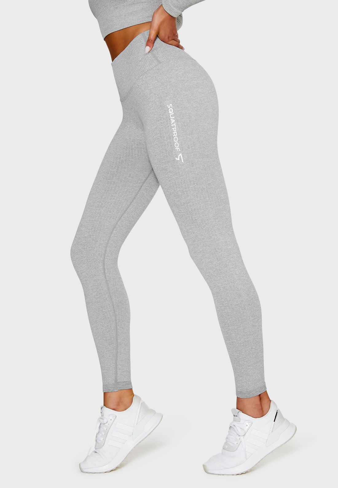 Leggings Joy+ Gerippte nahtlose Sportleggings