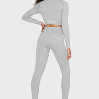 Leggings Joy+ Gerippte nahtlose Sportleggings