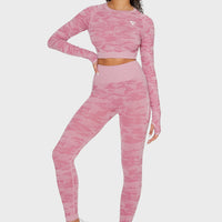 Leggings Camo+ Nahtlose Sport-Leggings mit hoher Taille