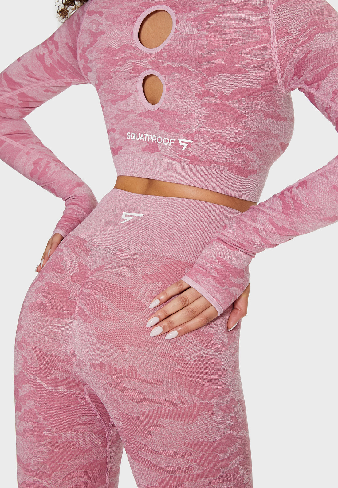 Leggings Camo+ Nahtlose Sport-Leggings mit hoher Taille