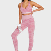 Leggings Camo+ Nahtlose Sport-Leggings mit hoher Taille