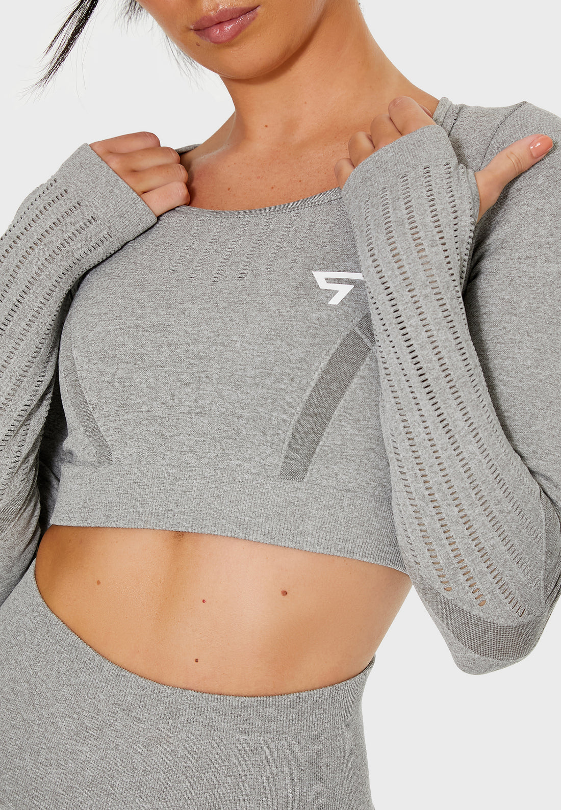 Long Sleeve Decisive+ Seamless Long Sleeve Sport Top