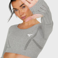 Long Sleeve Decisive+ Seamless Long Sleeve Sport Top
