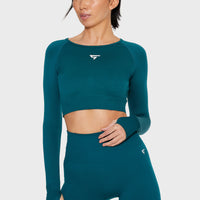 Long Sleeve Dynamic+ Seamless Cropped Long Sleeve Sport Top