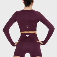 Long Sleeve Dynamic+ Seamless Cropped Long Sleeve Sport Top