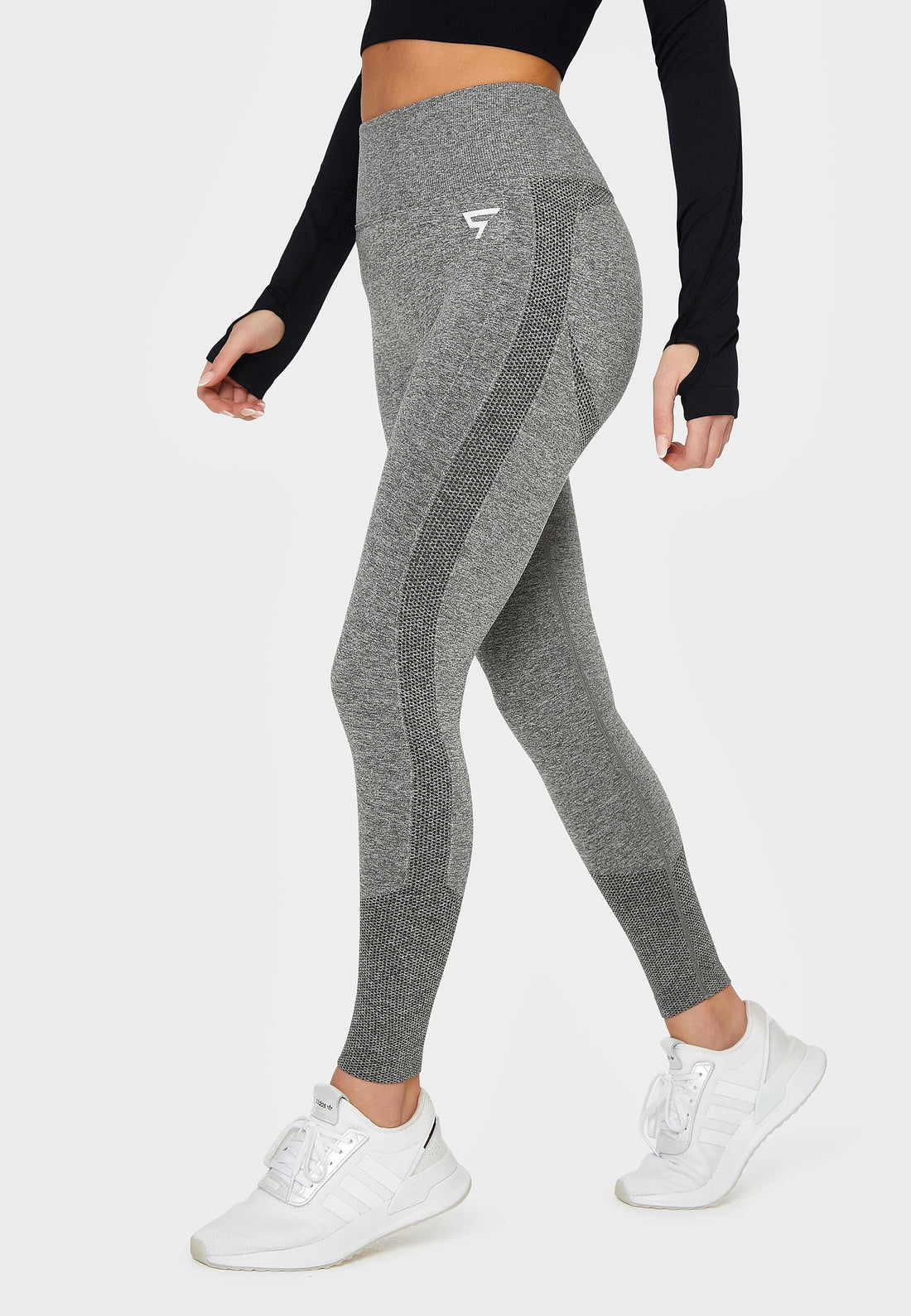 Leggings Barbell+ Nahtlose Sport-Leggings mit hoher Taille