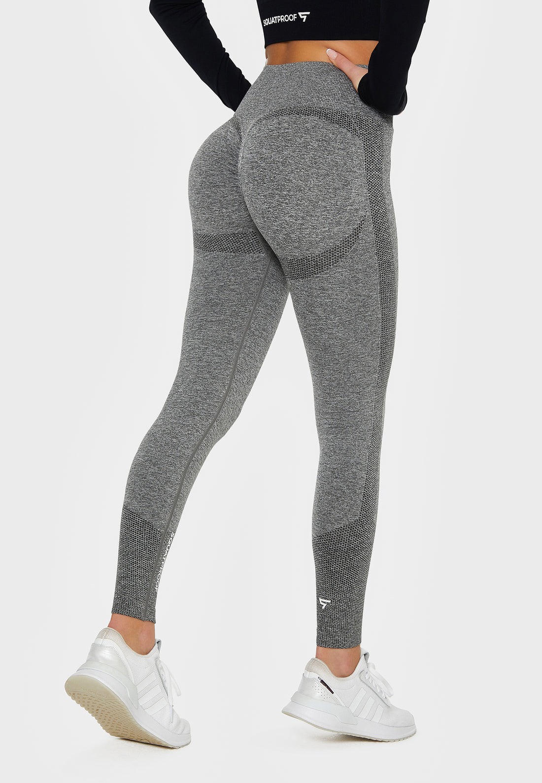 Leggings Barbell+ Nahtlose Sport-Leggings mit hoher Taille