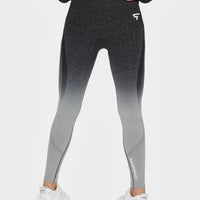 Leggings Dark Ombre+ Nahtlose Sport-Leggings mit hoher Taille