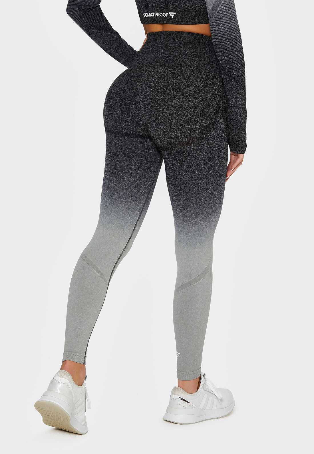 Leggings Dark Ombre+ Nahtlose Sport-Leggings mit hoher Taille