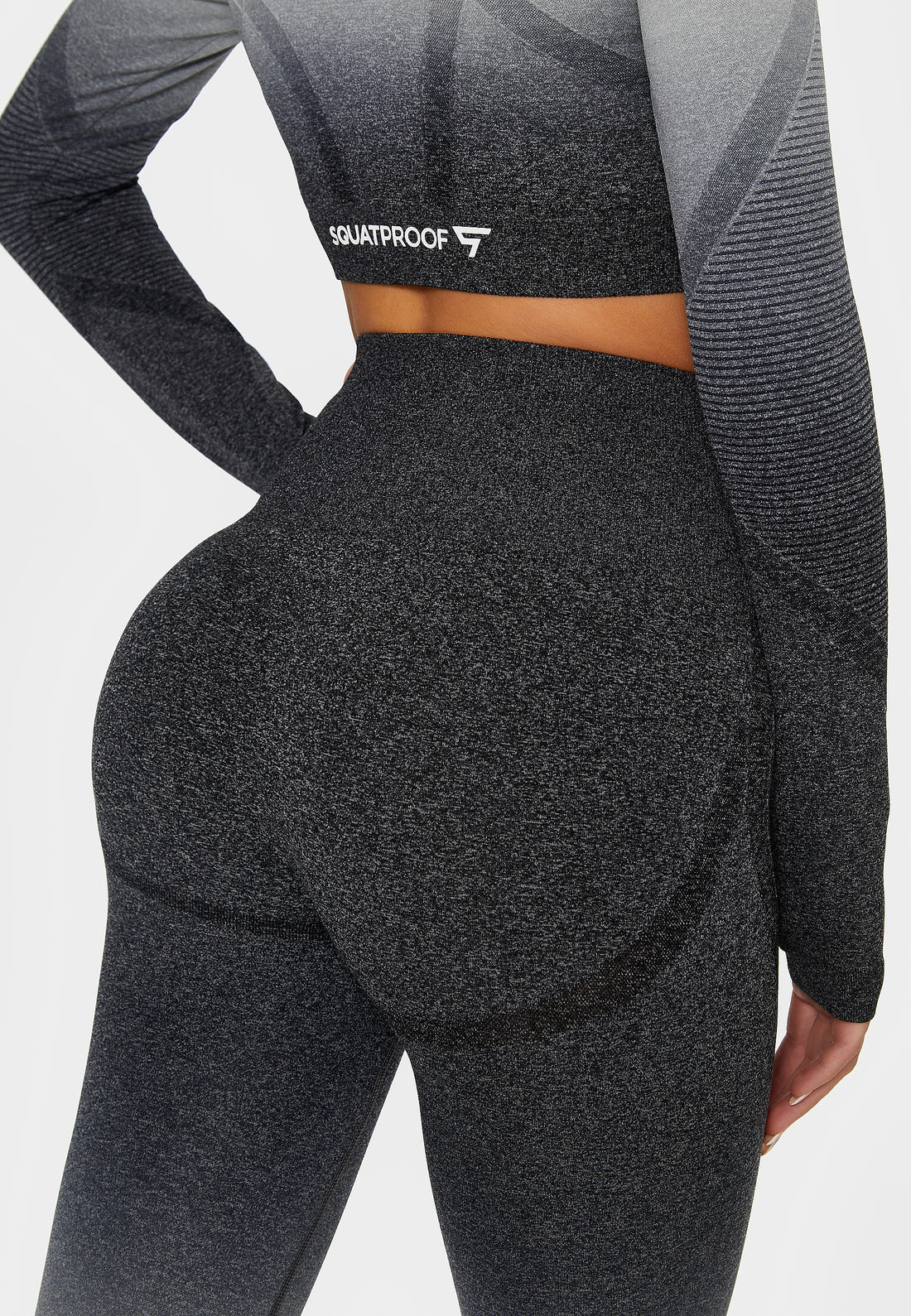 Leggings Dark Ombre+ Nahtlose Sport-Leggings mit hoher Taille