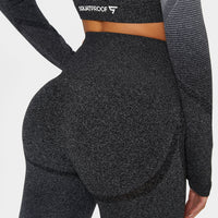 Leggings Dark Ombre+ Nahtlose Sport-Leggings mit hoher Taille