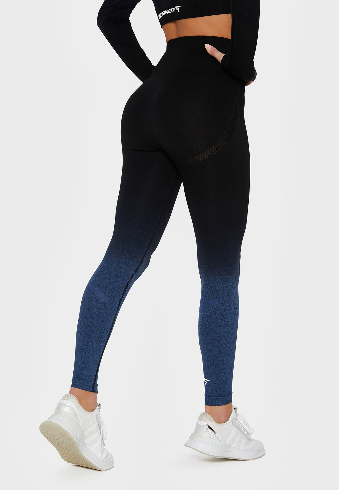 Leggings Dark Ombre+ Nahtlose Sport-Leggings mit hoher Taille
