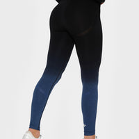 Leggings Dark Ombre+ Nahtlose Sport-Leggings mit hoher Taille
