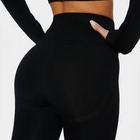 Leggings Dark Ombre+ Nahtlose Sport-Leggings mit hoher Taille